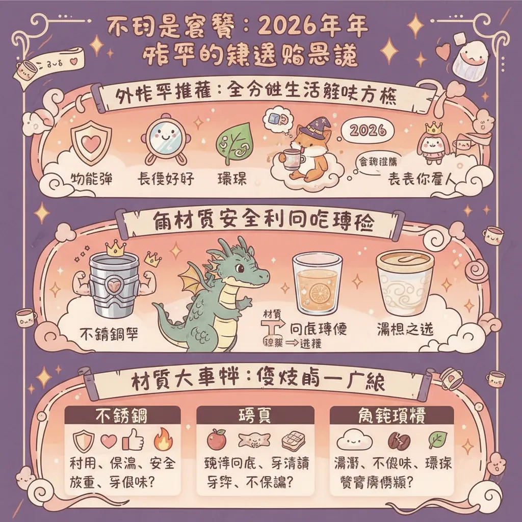 不只是容器：2026年外帶杯的關鍵選購思維