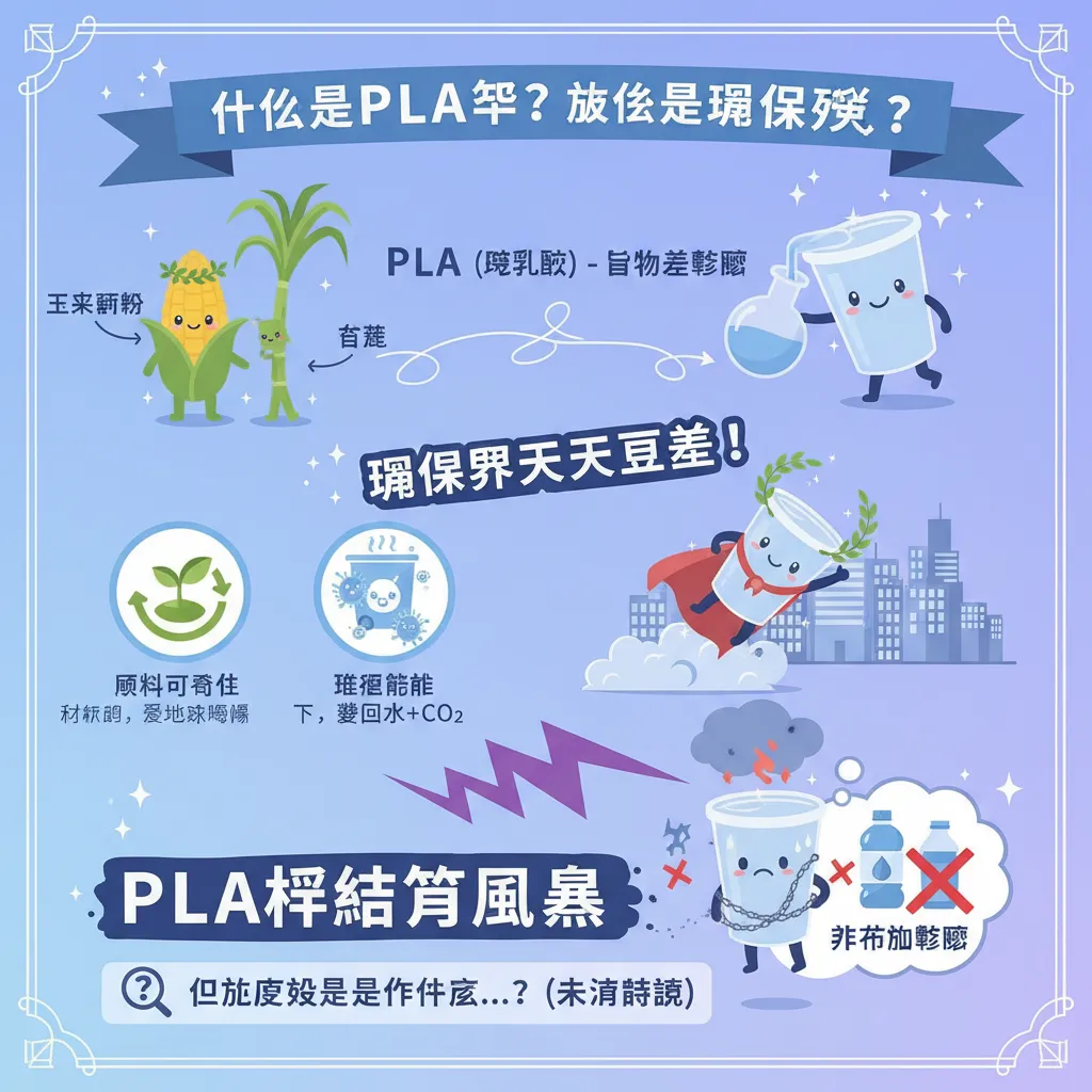 什麼是PLA杯？為什麼它曾經是環保明星？跟後來的pla杯禁用風暴有啥關係？
