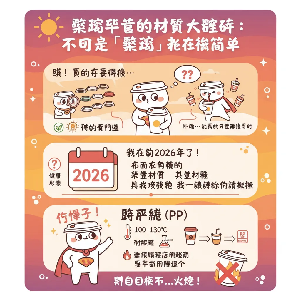 塑膠杯蓋的材質大解密：不只是「塑膠」那麼簡單