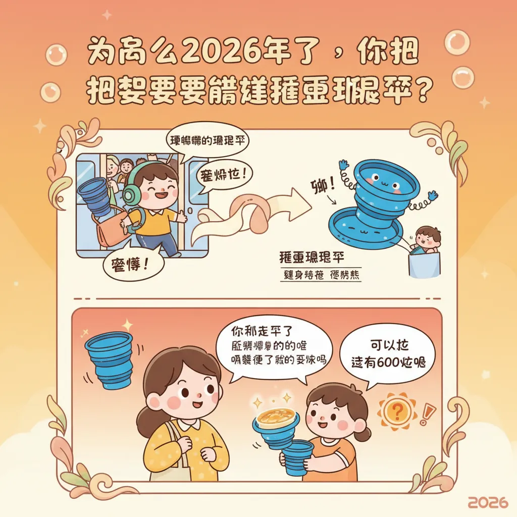 為什麼2026年了，你還需要關注摺疊環保杯？