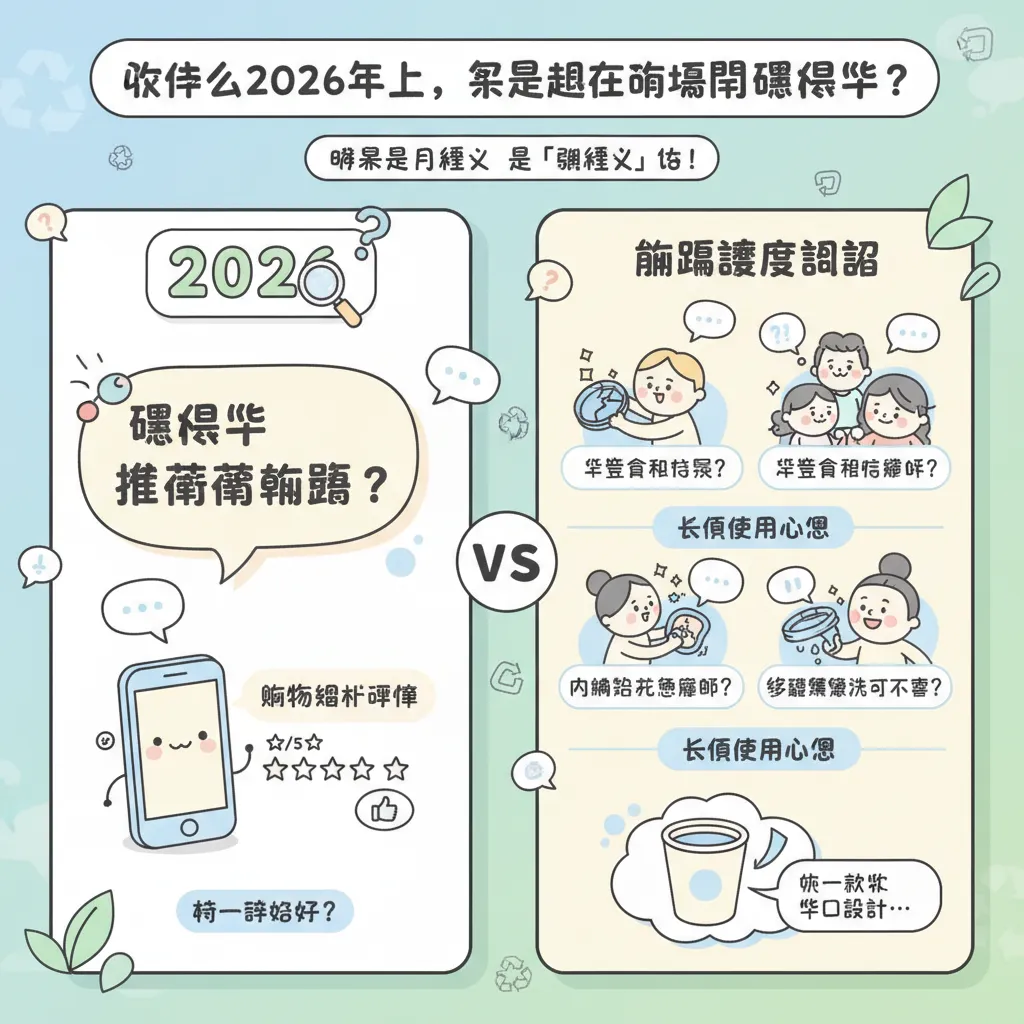 為什麼2026年了，大家還在論壇問環保杯？