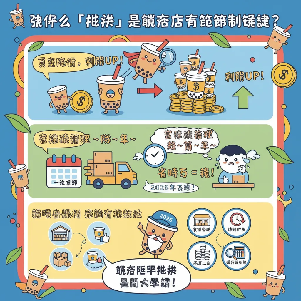 為什麼「批發」是飲料店成本控制的關鍵？