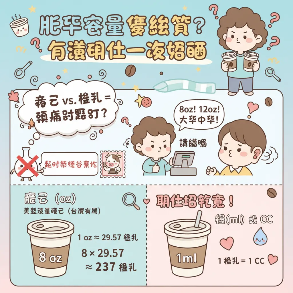紙杯容量怎麼算？常見單位一次搞懂