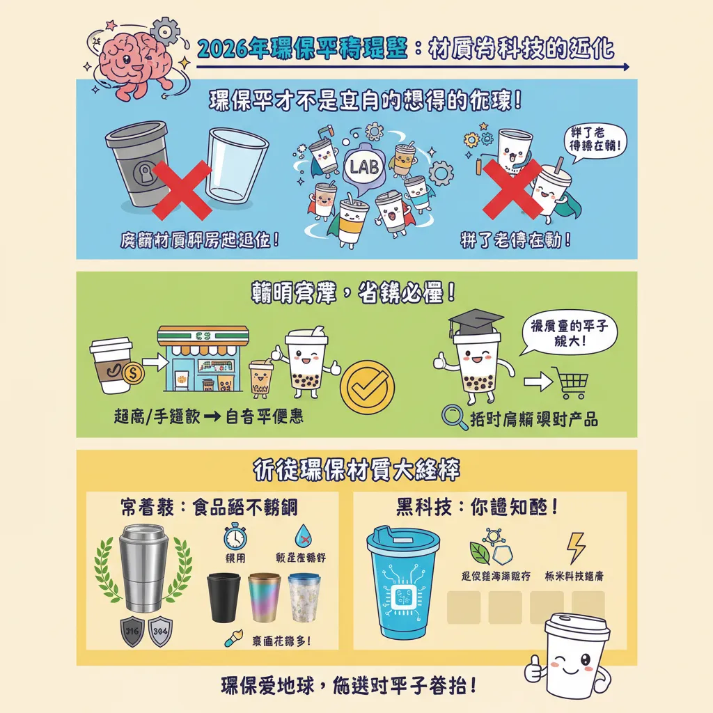 2026年環保杯市場新趨勢：材質與科技的進化