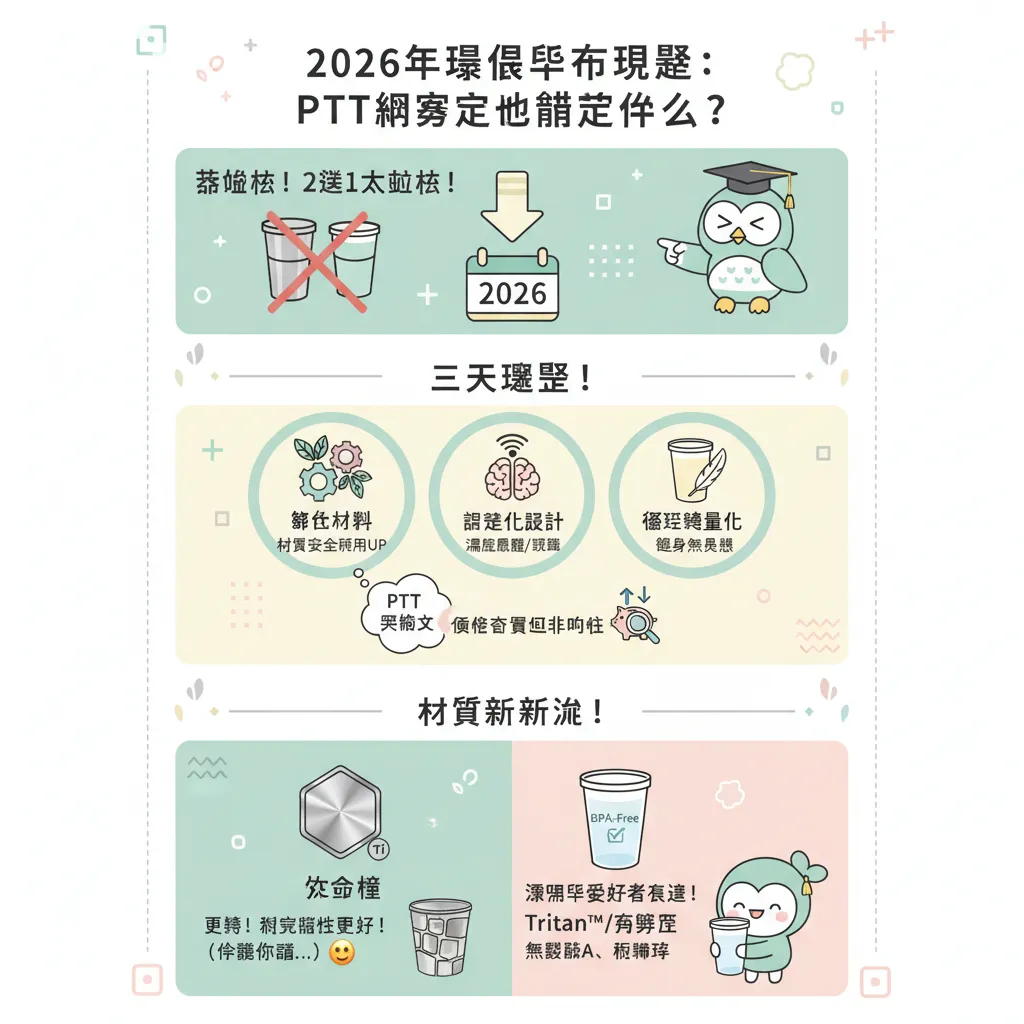 2026年環保杯市場趨勢：PTT網友都在關注什麼？