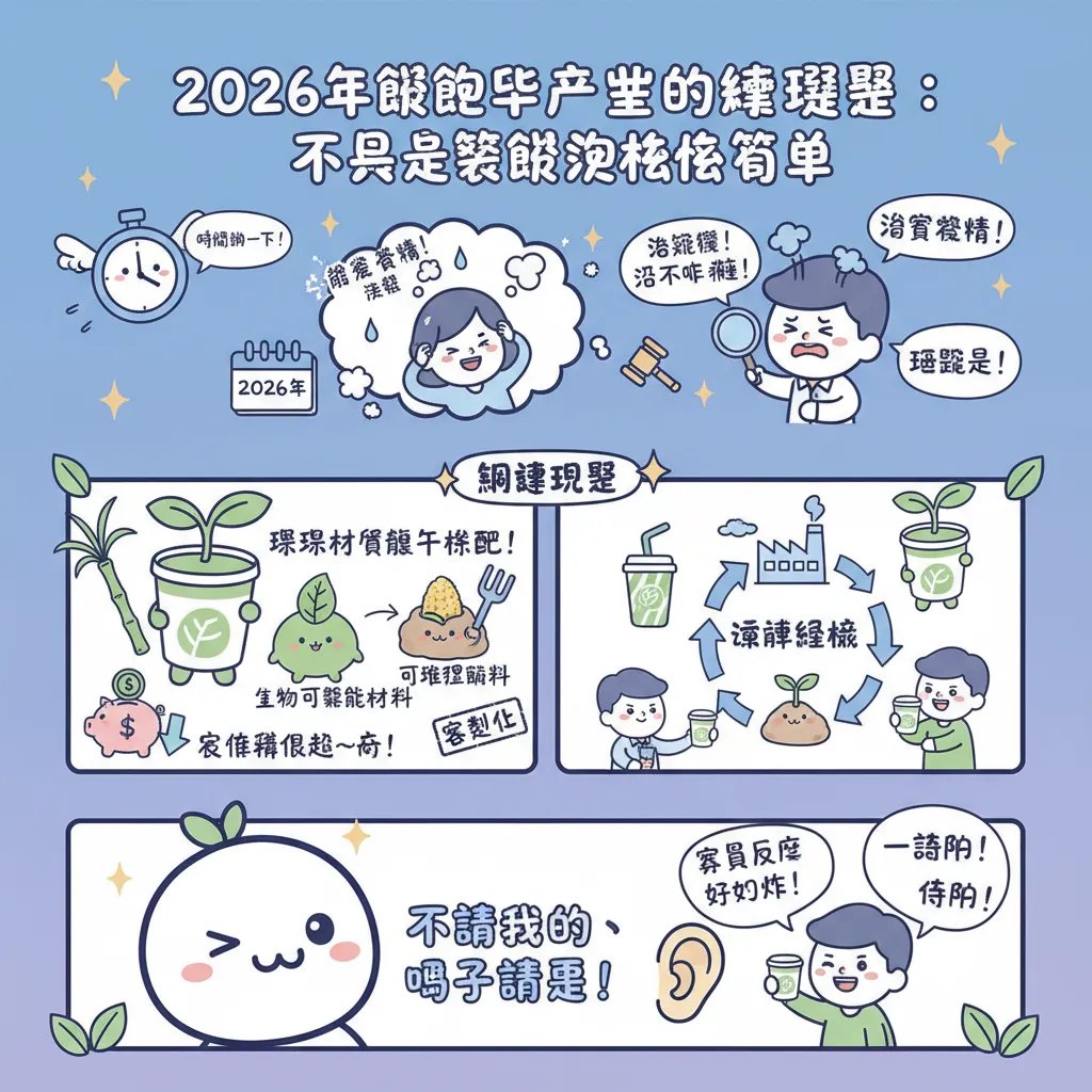 2026年飲料杯產業的關鍵趨勢：不只是裝飲料那麼簡單
