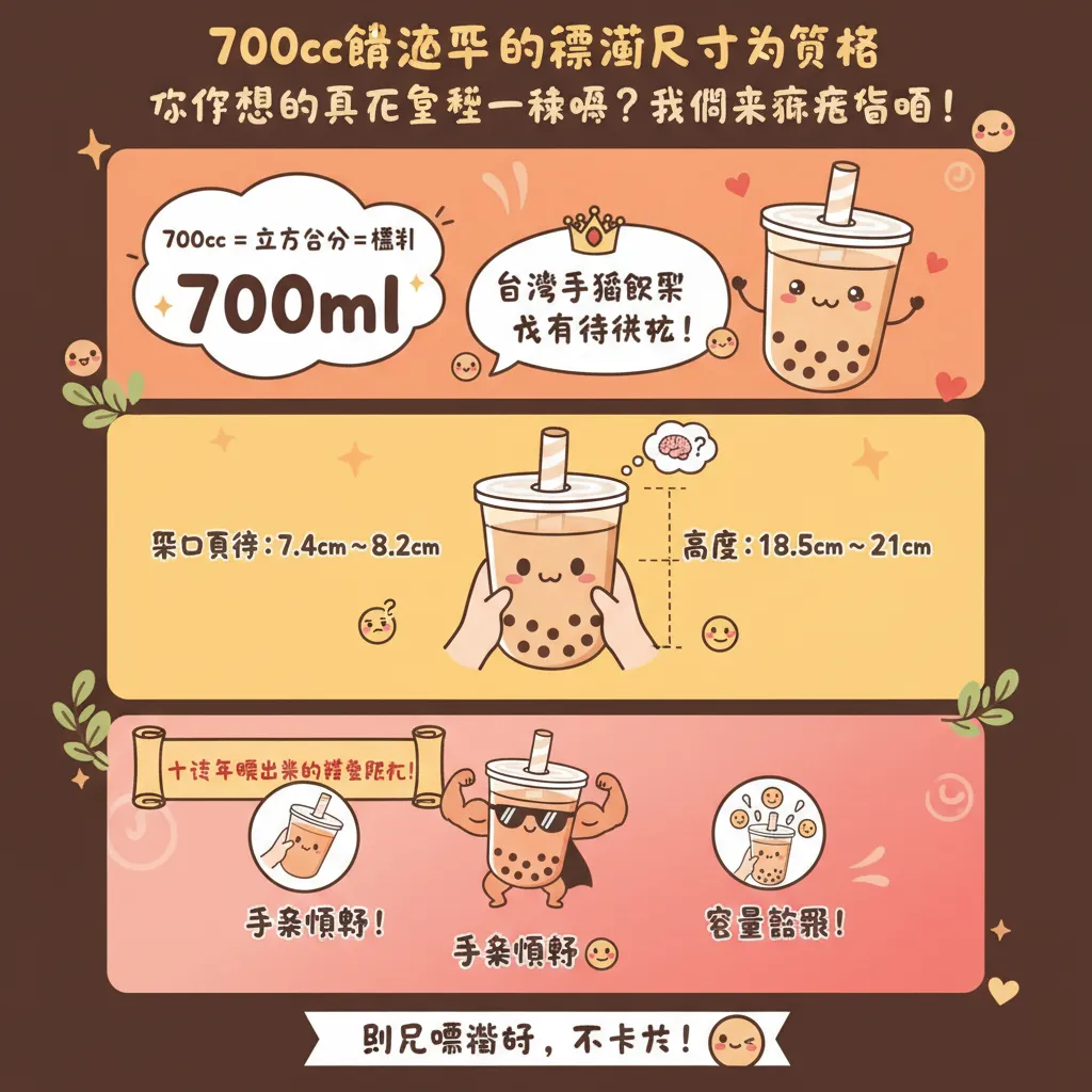 700cc飲料杯的標準尺寸與規格 跟你想的真的完全一樣嗎 我們來徹底搞懂