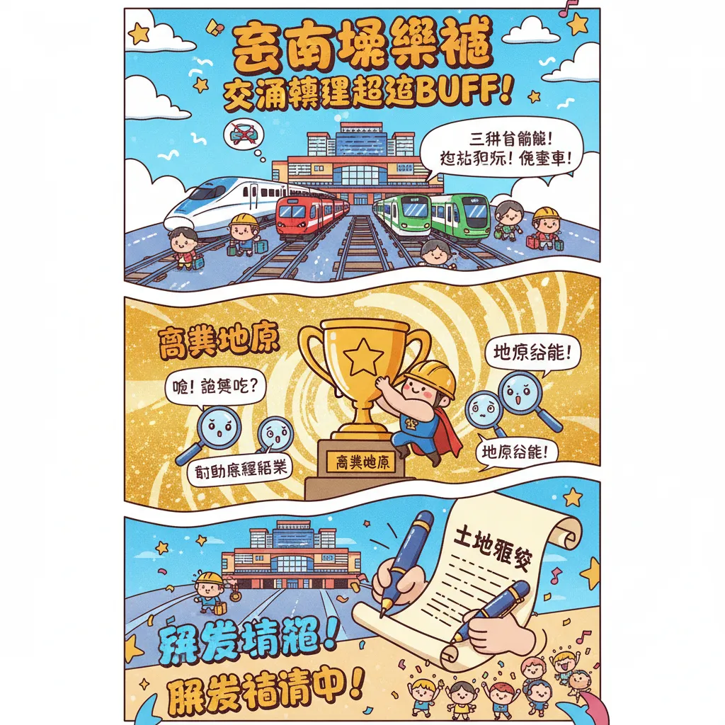 臺中娛樂城進駐交通轉運樞紐，帶動區域發展成為商業地標