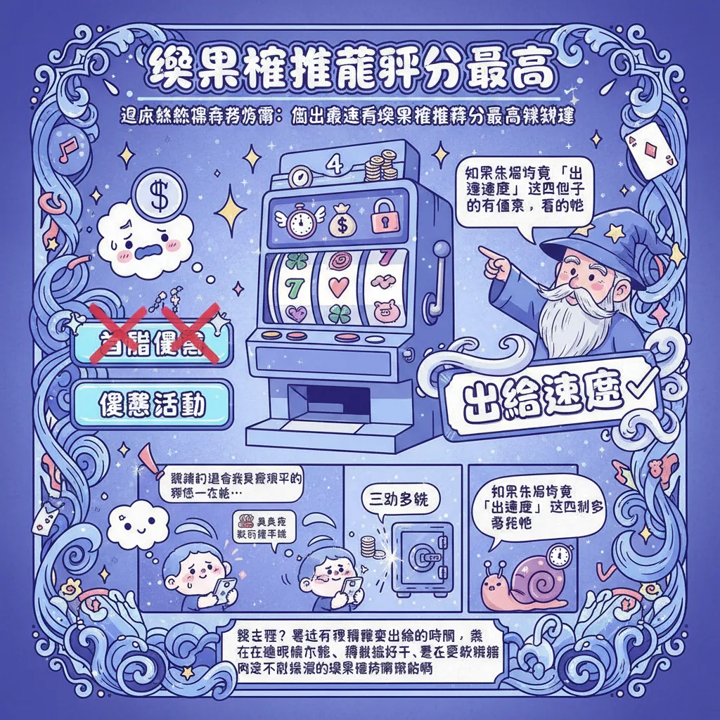 避開線上博弈詐騙：從出金速度看娛樂城推薦評分最高關鍵